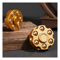Soulagement du Stress Spinning Fidget Spinner Métal Revolver Or Fidget Jouets Rotatif Décompression Doigt Spinning roulette Jouet