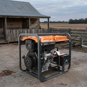 6kVA 110v/220v Open <b>Generator</b> Backup Power Generation Machine 6.2kW 380v Three Phase 400V Start 6900S-3 Complete Generato - Product Image 6