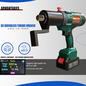 Clé dynamométrique 3000 Nm 18 V sans balais, outil de serrage robuste pour ponts en acier et l'industrie minière - Product Image 1