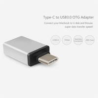 Adaptador tipo C a USB 3,0 OTG 5Gbps USB C macho a USB hembra Convertidor para Macbook portátil tipo C ratón OTG enchufe