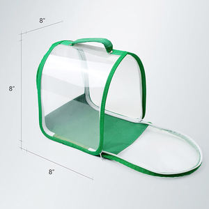 Petit Papillon Habitat <span class=keywords><strong>Critter</strong></span> <span class=keywords><strong>Cage</strong></span> Caterpillar Enclos Bug Terrarium Portable Poignée De Transport 8X8X8 Pouces Insect Mesh <span class=keywords><strong>Cage</strong></span> - Product Image 2