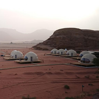 Dôme géodésique moderne de luxe pour l'extérieur, taille personnalisée, toutes saisons, pour hôtels, resorts et événements de glamping, à vendre
