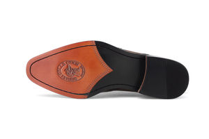 Zapatos de Vestir Formales de Cuero para Hombre, Estilo Italiano, de Lujo, Oxford Sin Cordones, Hechos a Mano, Bordados, Ligeros, para Otoño y Bodas - Product Image 4