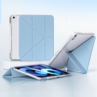 Housse en cuir PU pliable multi-angles pour iPad Pro M5 13 pouces, étui folio avec emplacement pour stylet, anti-pliage, antichoc, étui pour tablette
