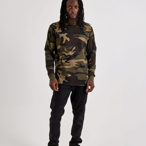 <span class=keywords><strong>Maglia</strong></span> <span class=keywords><strong>Termica</strong></span> a <span class=keywords><strong>Maniche</strong></span> <span class=keywords><strong>Lunghe</strong></span> Personalizzata con Motivo Mimetico per Uomo, T-Shirt in <span class=keywords><strong>Maglia</strong></span> Waffle a <span class=keywords><strong>Maniche</strong></span> Intere - Product Image 3