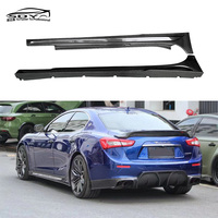 Ghibli Style ASPEC Jupe latérale en fibre de carbone de haute qualité pour Maserati Ghibli 2013-2017