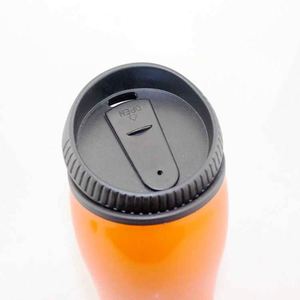 Orange Stainless Steel Tumbler With Lid Vacuum Insulated Travel Mug Minimalist Design 12-24 Hours Thermal Keep <b>Hot</b> Cold - Product Image 4