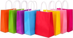 Bolsa de Papel Kraft Reciclable KM de 16*8*22cm con su Propio Logotipo, Bolsa de Regalo Personalizada a Color, Bolsa de Compras - Product Image 3