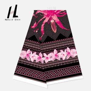 In Kỹ Thuật Số Polynesian Vải Vibrant Nhiệt đới Hoa & Mô Hình Hình Học Polyester Ăn Mặc/Áo Sơ Mi Chất Liệu Cho Đảo Mặc - Product Image 4
