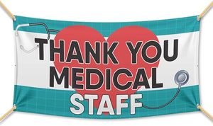 Lona de Vinilo Resistente al Agua <span class=keywords><strong>para</strong></span> Hospital, con Ojales Metálicos, Resistente a los Arañazos, <span class=keywords><strong>para</strong></span> Decoración de Paredes de Entrada de Pasillos de Hospital - Product Image 3