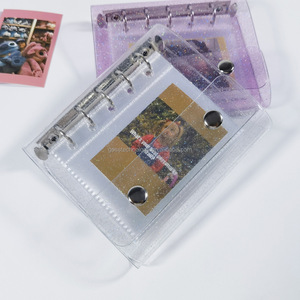 Goss Vente en gros Offre Spéciale Corée Mini classeur multicolore style Kpop Porte-cartes photos Taille N5 Transparent PVC 3 anneaux <span class=keywords><strong>Album</strong></span> classeur - Product Image 3