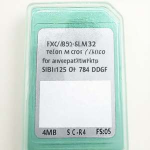 Tarjeta MMC 6ES7953-8LM32-0AA0 de 4MB 100% Original y Nueva, Conexión Directa para Almacenamiento de Programas PLC S7-300/S7-400, 1 Año de Garantía - Product Image 1