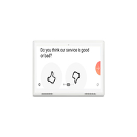 IRTECH écran tactile de bureau boutons smiley terminal feedback machine heureux ou pas machine service de vente évaluation client