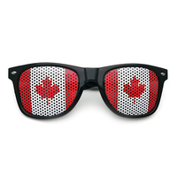 Gafas de sol con pegatinas de agujero estenopeico de la bandera de la Eurocopa 2026 del Torneo Internacional de Fútbol, regalo y artículos para fiestas y celebraciones