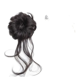 วิกผมทรงผมมวยคู่แบบดราก้อนเบียร์ด สำหรับผู้หญิง ผมยาวฟูเป็นธรรมชาติ ไม่ต้องใช้กาว แบบม้วน ทำจากเส้นใยทนความร้อนสูง - Product Image 1