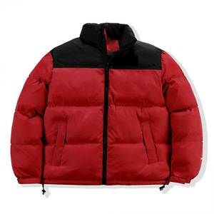 Benutzer definierte Logo <span class=keywords><strong>Winter</strong></span> mode unten Herren Puffer Mantel Stand Kragen Candy Farbe - Product Image 6