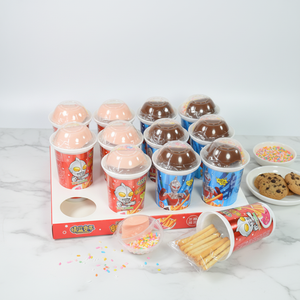 OEM Biscoitos Crocantes de Dedo Cobertos com Creme de Chocolate ao Leite de Alta Qualidade, Embalados em Caixa para Lanches Infantis - Product Image 2