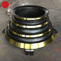 Pièces de concasseur à cône Terex Trio TC1000 TC1150 TC1300  TC36 TC51, doublure de bol concave