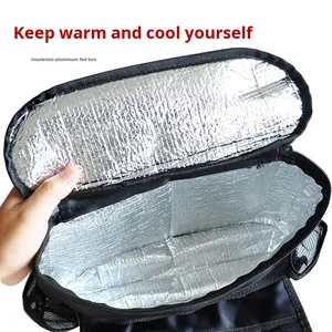 Organisateurs de voiture Sac de rangement multifonctionnel en tissu Oxford Sac de glace suspendu pour siège arrière - Product Image 3