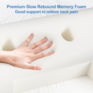 <span class=keywords><strong>Oreiller</strong></span> cervical orthopédique moderne avec rembourrage en mousse à mémoire de forme, motif uni, 200TC, pour dormir au lit - Product Image 2