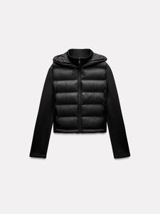 Chaqueta de <span class=keywords><strong>Invierno</strong></span> Reversible para Mujer, Informal, Corta, de Manga Larga, con Capucha, de Forro Polar, Impermeable, Transpirable, Estilo Vintage, Estampada - Product Image 1