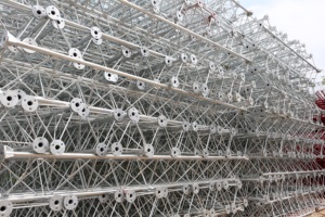 Tubo de 3 patas de 120 pies autoportante de acero galvanizado en caliente, célula de comunicación de telecomunicaciones, Torre wifi - Product Image 5