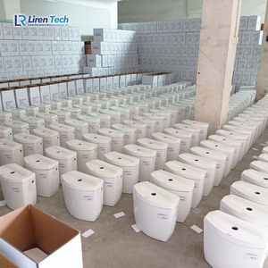 โถสุขภัณฑ์แบบตั้งพื้น รุ่นพาร์มา โอเชียน จีน โมเดิร์น สีขาวด้าน ระบบชำระล้างแบบวอชดาวน์ โถสุขภัณฑ์แบบกดสองปุ่ม สำหรับห้องน้ำ - Product Image 6