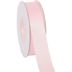 Ruban en satin double face 100% polyester écologique, 4 cm, rouge, rouleau de 100 yards, pour roses et artisanat - Product Image 1