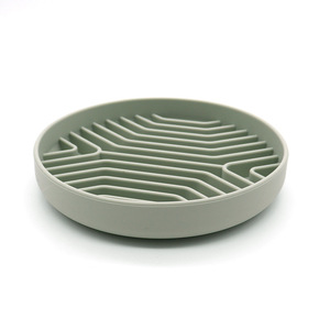 Gamelle personnalisable pour animaux de compagnie à alimentation lente, anti-chute, anti-étouffement, antidérapante avec ventouse, en silicone écologique pour aliments humides - Product Image 3