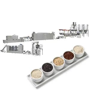 Big Capacity Instant Nutrition Rice Extruder Production Line Fortified Rice Machine