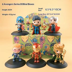En Stock, Envío Gratis, Figura de Acción de Animación Occidental, Caja Sorpresa, Material PVC, Ensamblaje, Héroes de Películas y TV - Product Image 2