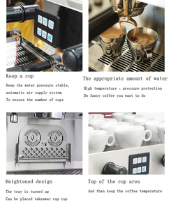 Máquina de Café Automática de Dos Cabezas para Uso Comercial, Máquina de Espresso - Product Image 6