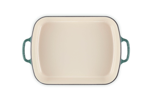 Plat à four rectangulaire en émail durable de haute qualité, plats à four en <span class=keywords><strong>fonte</strong></span> avec double poignée - Product Image 2