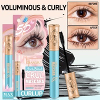 Mascara Qianxiu Imperméable, Courbant, Allongeant, Volumisant, Anti-bavures, Longue Tenue, Cosmétiques pour les Yeux