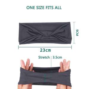 عصابة رأس رياضية متعددة الألوان من البوليستر للرجال والنساء بشعار مخصص - Product Image 4