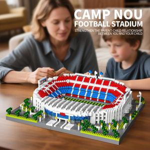 Juguete Educativo Moderno, DIY, Plástico ABS, Estructura de Tribuna Multicapa, Reconstrucción de Escenas, Modelo de <span class=keywords><strong>Campo</strong></span> de Fútbol, Set de Construcción - Product Image 1