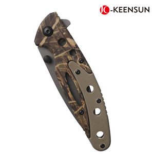 Superventas al aire libre Cortaplumas portátil táctico supervivencia cuchillo de bolsillo plegable al por mayor - Product Image 3