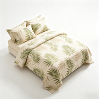Lot de Stock – Parure de Lit en Microfibre de Polyester à Imprimés Aléatoires – Drap Housse, Housse de Couette et Taies d'Oreiller – Vente en Gros à Prix Réduit