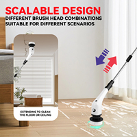 Articles ménagers Produits de nettoyage Brosses de nettoyage électriques sans fil Scrubber Electric Spin Scrubs Floor Bathroom