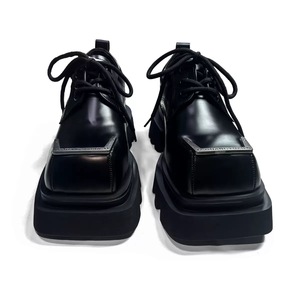 Manufacture Custom Thick-Soled British Trendy Unisex Autumn Waterproof Casual <b>Shoes</b> Man Lace Square Toe <b>Working</b> Loafers for <b>Men</b> - Product Image 5