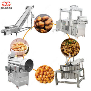 Prix de machine de friture d'arachide de casse-croûte Machine d'assaisonnement de noix frites pour faire frire l'arachide et éplucher des noix - Product Image 3