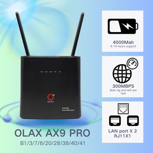 โมเด็ม OLAX AX9 Pro 4G พร้อมเสาอากาศ Wifi รองรับคลื่นความถี่ B28 ความเร็ว 300 Mbps พร้อมช่องใส่ซิมการ์ด - Product Image 6