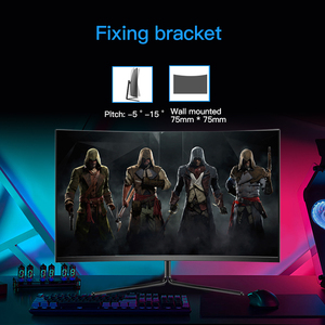 شاشة HDMI hz 4k منحنية 19 24 32 بوصة 27 k شاشة ألعاب منحنية hz