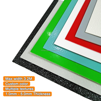 Plaque plate en plastique renforcé de fibres de verre (GRP/FRP) antidérapante avec granulats de sable de quartz pour mur d'escalade
