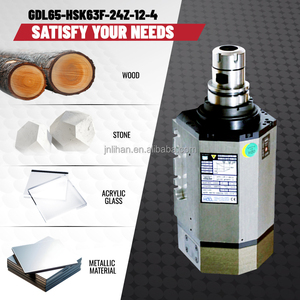 Motor de Husillo de Cinco Ejes HQD de 12KW con 24000 RPM, Refrigeración por Agua, Rodamiento Central, Accionamiento de 380V para Componentes Centrales de Puertas de Madera, 220/380V - Product Image 4