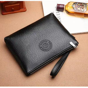 Новая Модная Портативная сумка из мягкой искусственной кожи, сумка для мобильного телефона большой емкости, водонепроницаемая прочная сменная сумка для мужчин - Product Image 2