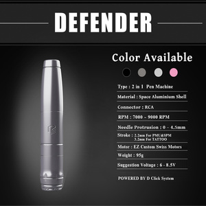 批发EZ Defender Mateblack二合一电动纹身笔RCA连接永久化妆PMU眉毛纹身机 - Product Image 3