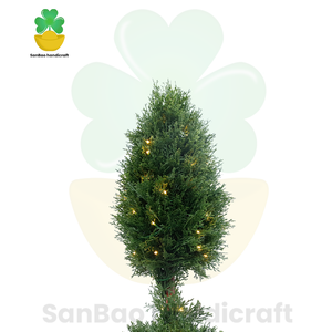 Nhà Máy Bán Hàng Trực Tiếp Nhân Tạo Cây Bách Lá Cây Cone & Sphere Topiary Với Được Xây Dựng-Trong Đèn Led Cho Nhà, Vườn, Patio, Văn Phòng - Product Image 4