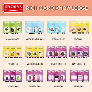 Jouet éducatif interactif pour enfants d'âge préscolaire Zhorya, alphabet arabe personnalisé, apprentissage cognitif, cartes flash arabe pour enfants - Product Image 3