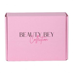 High Quality Luxury Custom Logo Corrugated Shipping Pink Gift <b>Box</b> - Product Image 3